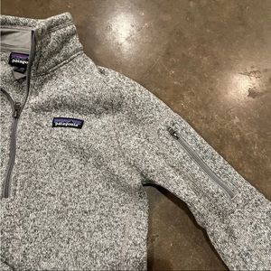 Patagonia Better Sweater 1/4 Zip Pullover Fleece Gray